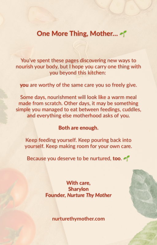 The Nurture Kitchen: 80 Gentle Postpartum Recipes