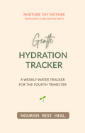 Postpartum Hydration Tracker for Fourth Trimester Recovery
